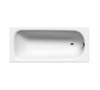 Saniform Plus baignoire rectangulaire avec pieds 160x75 cm acier émaillé, Blanc alpin (112500010001-SET)