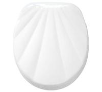 Sanilo Abattant WC à fermeture en douceur - Large choix de nouveaux abattants WC - Charnières stables - Facile à monter (Coque blanche)