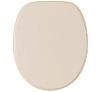 Sanilo Abattant WC - Finition de haute qualité - Charnières robustes - Fixation facile - Beige