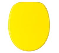 Sanilo Abattant WC - Finition de haute qualité - Charnières robustes - Fixation facile - Jaune
