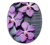 Sanilo Abattant WC - Finition de haute qualité - Charnières robustes - Fixation facile - Vanda