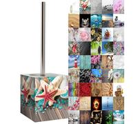 Sanilo Brosse WC - Nombreuses belles brosses de toilette au choix - Qualité supérieure - Design élégant (Bath Salt)