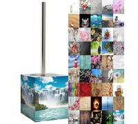 Sanilo Brosse WC - Nombreuses belles brosses de toilette au choix - Qualité supérieure - Design élégant (cascade)