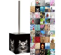 Sanilo Brosse WC, nombreuses belles brosses WC au choix, qualité supérieure, design élégant (Cool Cat)