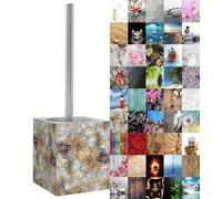 Sanilo Brosse WC, nombreuses belles brosses WC au choix, qualité supérieure, design élégant (marron marbré)