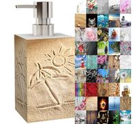 Sanilo Distributeur de Savon Haut de Gamme | Grande sélection | Design élégant, Chic | Un bel accroche-Regard pour la Salle de Bain (Sunshine)