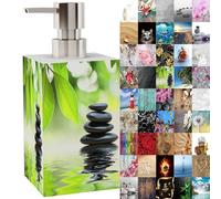 Sanilo Distributeur de Savon Haut de Gamme | Grande sélection | Design élégant, Chic | Un bel accroche-Regard pour la Salle de Bain (Harmony)