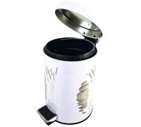 Sanilo Poubelle de Salle de Bain 3L avec système d’abaissement automatique, Nombreuses nouvelles Poubelles à Cosmétiques au choix, Poubelle avec seau intérieur (Balance)