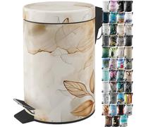 Sanilo Poubelle de Salle de Bain 3L avec système d’abaissement automatique, Nombreuses nouvelles Poubelles à Cosmétiques au choix, Poubelle avec seau intérieur (Faylora)