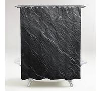 Sanilo Rideau de Douche, Large Choix de Beaux Rideaux de Bain, Haute qualité, 12 Anneaux Inclus, Imperméable, Effet Anti-moisissures (180 x 200 cm, Granit)