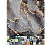 Sanilo Tapis de Douche 53 x 53 cm, Tapis de Bain Antidérapant pour la Douche et la Baignoire, Tapis Antidérapant Lavable en Machine et Résistant aux Moisissures (Marbre Abstrait)