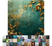 Sanilo Tapis de Douche 53 x 53 cm, Tapis de Bain Antidérapant pour la Douche et la Baignoire, Tapis Antidérapant Lavable en Machine et Résistant aux Moisissures (Greego)