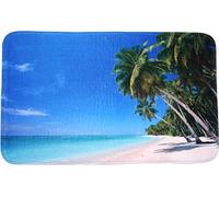 Sanilo Tapis de Salle de Bain Caraïbes 70 x 110 cm, Tapis de Douche, Absorbant, Antidérapant, Très Doux, Sèche Rapidement, Lavable
