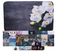 Sanilo Tapis de Salle de Bain, Grande sélection de Beaux Tapis de Douche, Absorbant, Antidérapant, Très Doux, Sèche Rapidement, Lavable (Pretty, 50 x 80 cm)