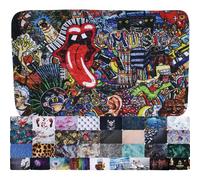 Sanilo Tapis de Salle de Bain, Grande sélection de Beaux Tapis de Douche, Absorbant, Antidérapant, Très Doux, Sèche Rapidement, Lavable (Graffiti, 70 x 110 cm)