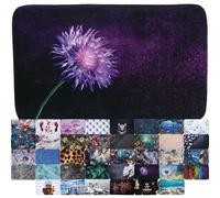 Sanilo Tapis de Salle de Bain, Grande sélection de Beaux Tapis de Douche, Absorbant, Antidérapant, Très Doux, Sèche Rapidement, Lavable (Purple Dust, 70 x 110 cm)