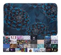 Sanilo Tapis de Salle de Bain, Grande sélection de Beaux Tapis de Douche, Absorbant, Antidérapant, Très Doux, Sèche Rapidement, Lavable (Dahlia, 70 x 110 cm)