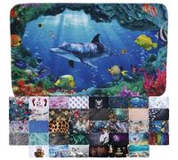 Sanilo Tapis de Salle de Bain, Grande sélection de Beaux Tapis de Douche, Absorbant, Antidérapant, Très Doux, Sèche Rapidement, Lavable (Dauphin, 50 x 80 cm)