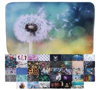 Sanilo Tapis de Salle de Bain, Grande sélection de Beaux Tapis de Douche, Absorbant, Antidérapant, Très Doux, Sèche Rapidement, Lavable (Pissenlit, 50 x 80 cm)