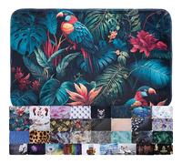 Sanilo Tapis de Salle de Bain, Grande sélection de Beaux Tapis de Douche, Absorbant, Antidérapant, Très Doux, Sèche Rapidement, Lavable (Exotique, 70 x 110 cm)