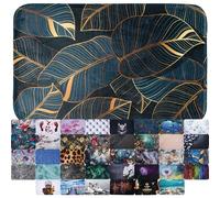 Sanilo Tapis de Salle de Bain, Grande sélection de Beaux Tapis de Douche, Absorbant, Antidérapant, Très Doux, Sèche Rapidement, Lavable (Monstera, 50 x 80 cm)