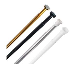 Sanilo Tringle de rideau de douche télescopique, extensible entre 90-160 cm et 120-220 cm (Or, 120-220 cm)