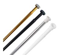 Sanilo Tringle de rideau de douche télescopique, extensible entre 90-170 cm et 120-230 cm (Blanc, 90-170 cm)