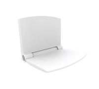 Sanit 54.002.01.00 Lifestyle Siège de douche ergonomique avec abaissement automatique de la couleur Blanc