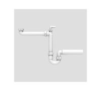SANIT Aménageur D'Espace G1 1/2x50 Avec Siphon Et Raccord D'Appareil