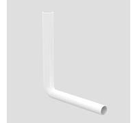 Sanit Coude de tuyau de chasse d'eau D 50/44 mm L 39/35 cm Blanc