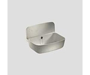 Sanit granit Wandausgussbecken 60001B60099, avec éclaboussures paroi arrière, avec trop - plein