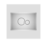 Sanit Plaque de Déclenchement SK706 Plastique Chrome Mat