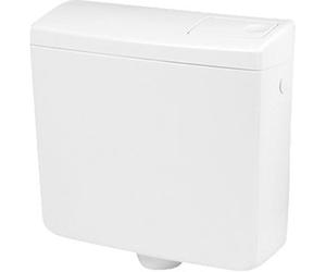 Sanit Réservoir de chasse apparent H38xL43xP14cm avec robinet d'arrêt Blanc 209190501