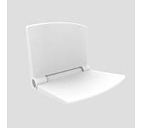 Sanit 54.002.01.00 Lifestyle Siège de douche ergonomique avec abaissement automatique de la couleur Blanc