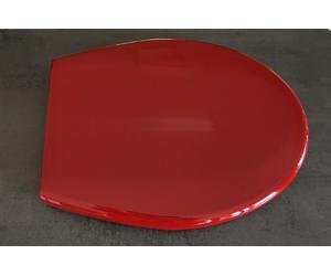 Sanit WC-Deckel 7000 Bordeaux/Weinrot en Thermoplast, Charnières Inox