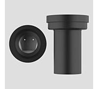Sanit WC raccord 58928000000 avec verrou à rat, noir, DN 90