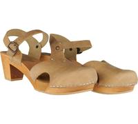 Sanita Clogs Femme Sandale Wood-Matrix Square Flex Sandal Nature EUR 36
