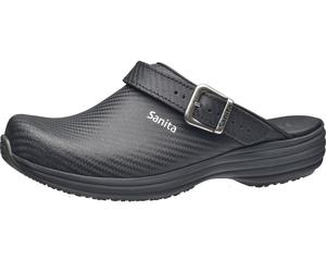 Sanita Femme Sabot ouvert Wave-Carbon Open Black/Black EUR 41