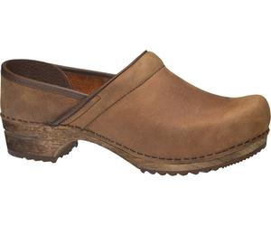 Sanita Femme Sabot Wood-Julie Closed Chestnut EUR 42