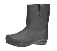 Sanita Yasmina | Produit Artisanal Original | Bottes en Cuir pour Femme | Assise Plantaire de Forme Anatomique avec Mousse Souple | Noir | 36 EU