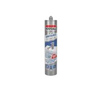 Sanitaire premium - Mastic silicone neutre sanitaire - Soudal - Cartouche de 290 ml Blanc