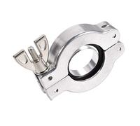 Sanitaire Tri-Clamp 53mm X 31mm KF25 Single Pin Tri Clamp Wing Nut W Center Ring pour Ferrule TC