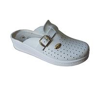 Sanital Light 1372 - Pantoufle en cuir - Blanc - Blanc, 39 EU EU