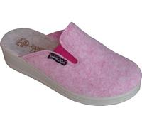 Sanital Light: Chaude Pantofola pour femme en tissu. Parfait pour la maison, rose, 37 EU