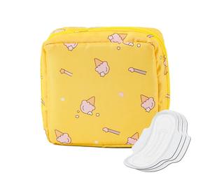 Sanitary Napkin Bag - Oxford Cloth Storage Pouch, Multi-Functional Zipper Organizer, Durable And Lightweight, Perfect For Sanitary Pads, Nursing Pads, Travel, Hotels, School, Business Trip