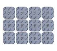 Sanitas/Beurer - 12 électrodes 45x45 mm compatibles Sanitas SEM 40/41/42/43/44 et Beurer EM40/41/49/80 TENS-EMS - Connecteurs snap