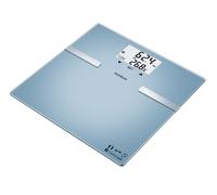 SANITAS Pèse-personne impédancemètre Bluetooth (argent blue)