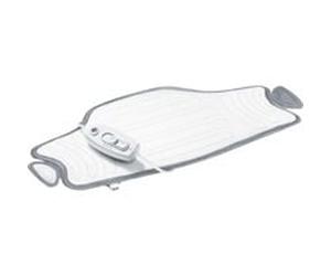 Sanitas SHK 55 Couverture chauffante électrique 100 W Gris, Blanc Velours, Coussin chauffant