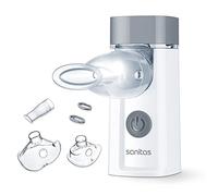 Sanitas SIH 52 Inhalateur avec technologie de membrane oscillante, traitement des maladies respiratoires comme le rhume et l'asthme, portable et silencieux, pour adultes et enfants