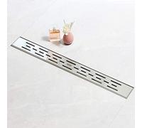 SaniteModar Caniveau Douche Italienne 40 cm, Panneau de Ligne, avec Siphon et Filtre